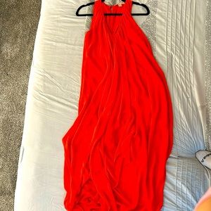 LIKE NEW Flowy coral maxi dress by Michael Kors